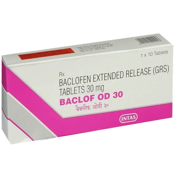baclof od 30mg tablet 10's